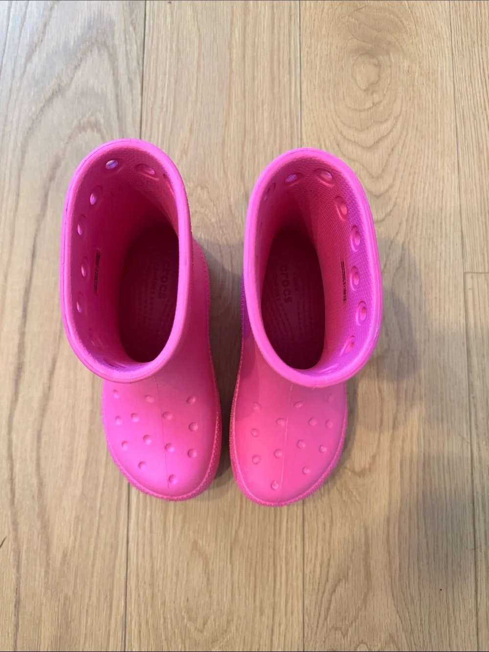 CROCS Classic Pink Rain Boots